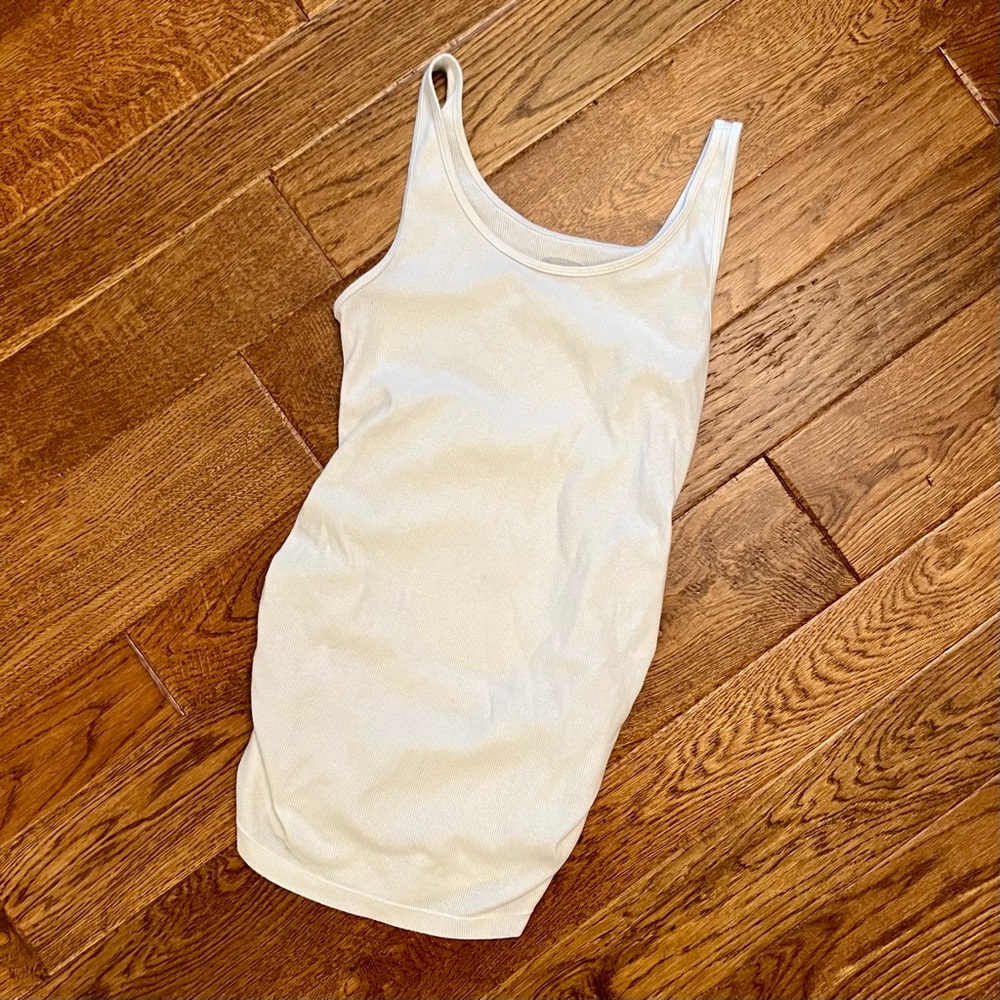 White Old Navy Maternity Tank Top